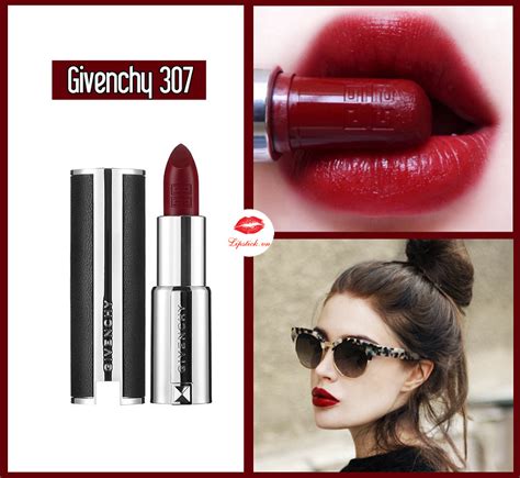 son givenchy 307 swatch|Givenchy le rouge review.